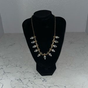 Fashion jewelry antique gold color statement necklace